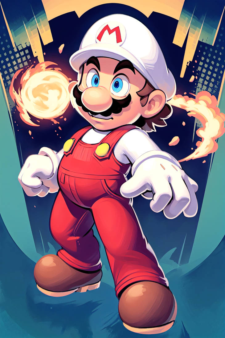 Big Fire Mario Fire Mario by espion678 on DeviantArt