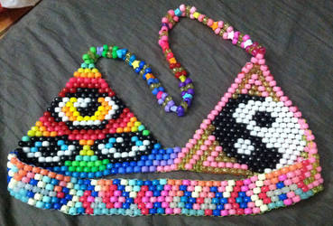the all seeing beaded bra