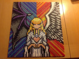 yugioh change of heart In perler