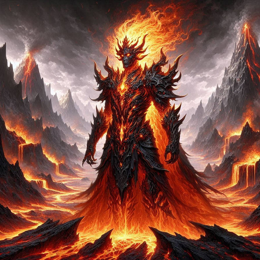 Pyraxis, the Flame King by Gr3gog on DeviantArt