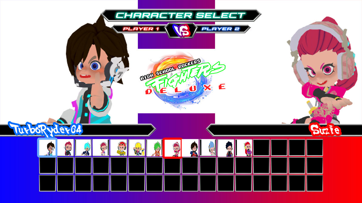 Dx Rocker High School Rockers FIghters DX: Character Select by TurboRyder on ...
