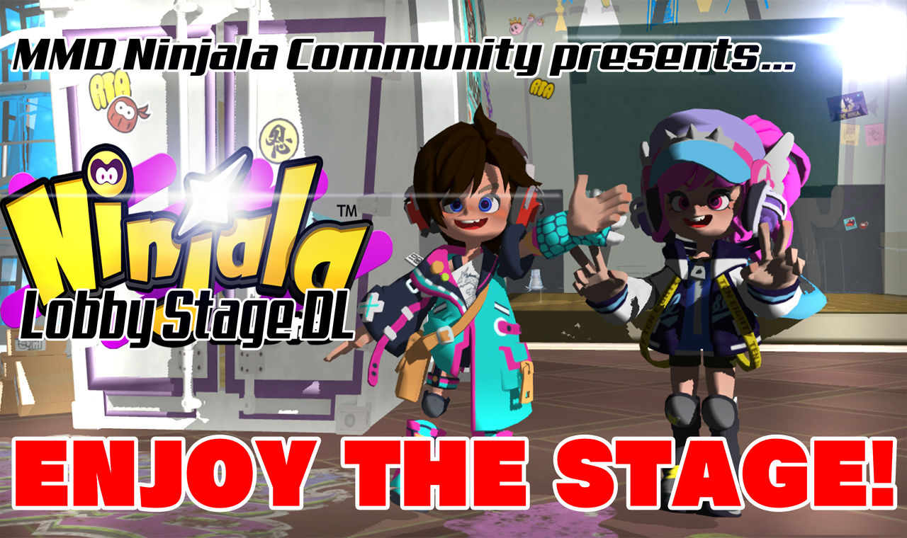 Ninjala Lobby Stage (MMD Stage DL) by TurboRyder on DeviantArt