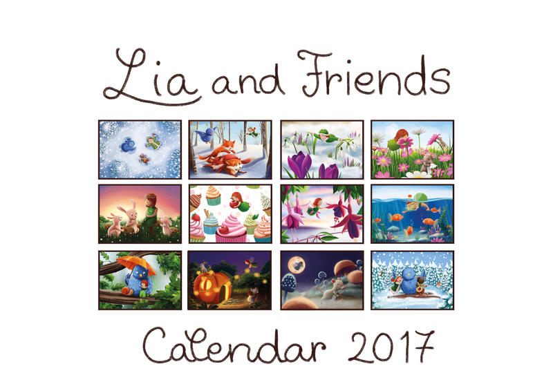 Calendar Lia and friends 2017