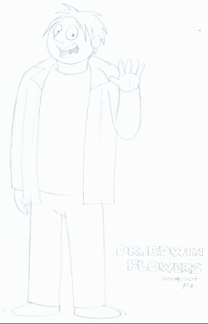 Edwin Flowers profile sketch by BluebottleFlyer on DeviantArt