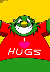 Greenie Hearts Hugs