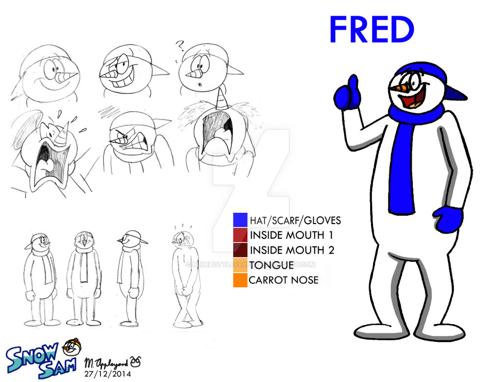 Fred Model World Fred model sheet by BluebottleFlyer on DeviantArt