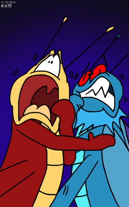 Scared Bugs v3 by BluebottleFlyer on DeviantArt