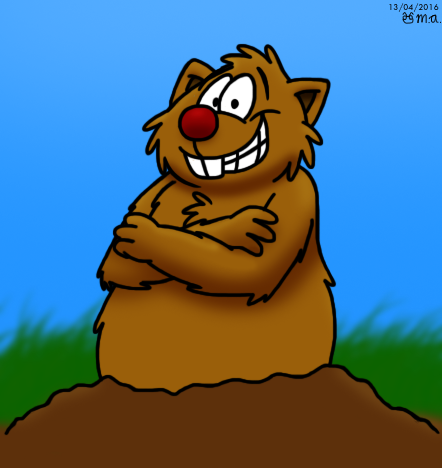 Gopher - 13/04/2016 by BluebottleFlyer on DeviantArt
