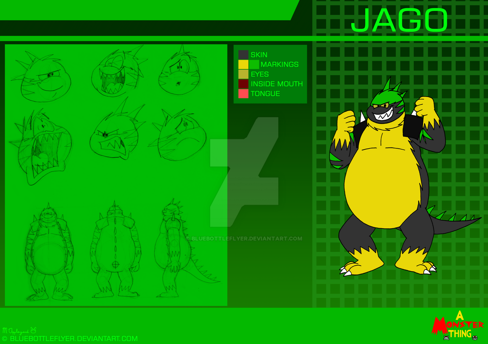 Jago model sheet by BluebottleFlyer on DeviantArt