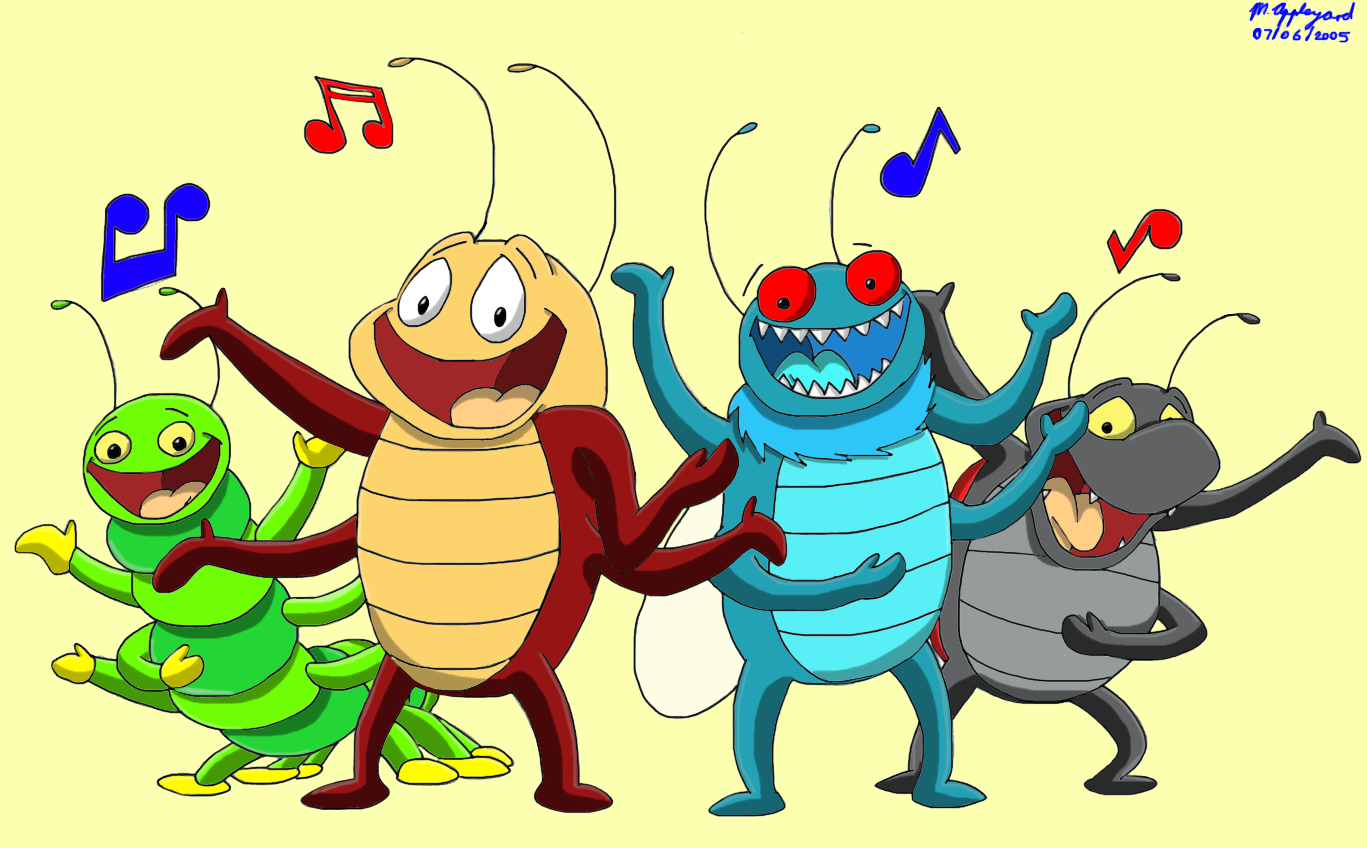 A Singer Insect Bugs singing by BluebottleFlyer on DeviantArt