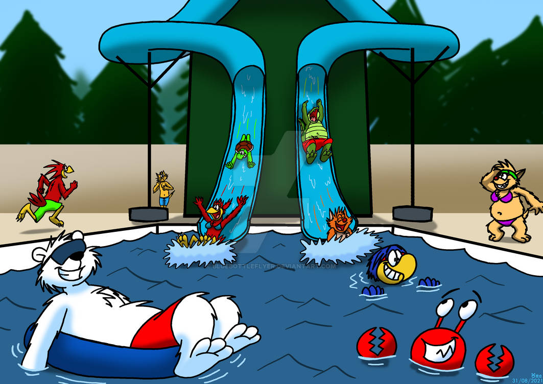 Pool Party VI by BluebottleFlyer on DeviantArt