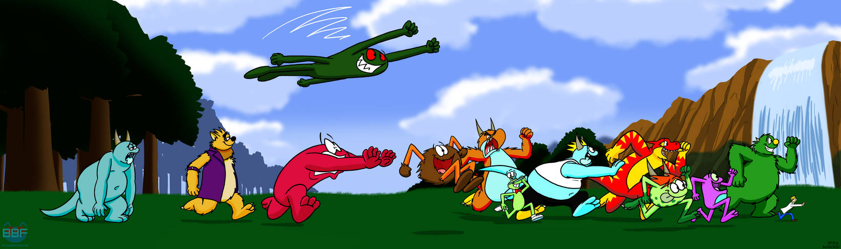 Monster Run by BluebottleFlyer on DeviantArt