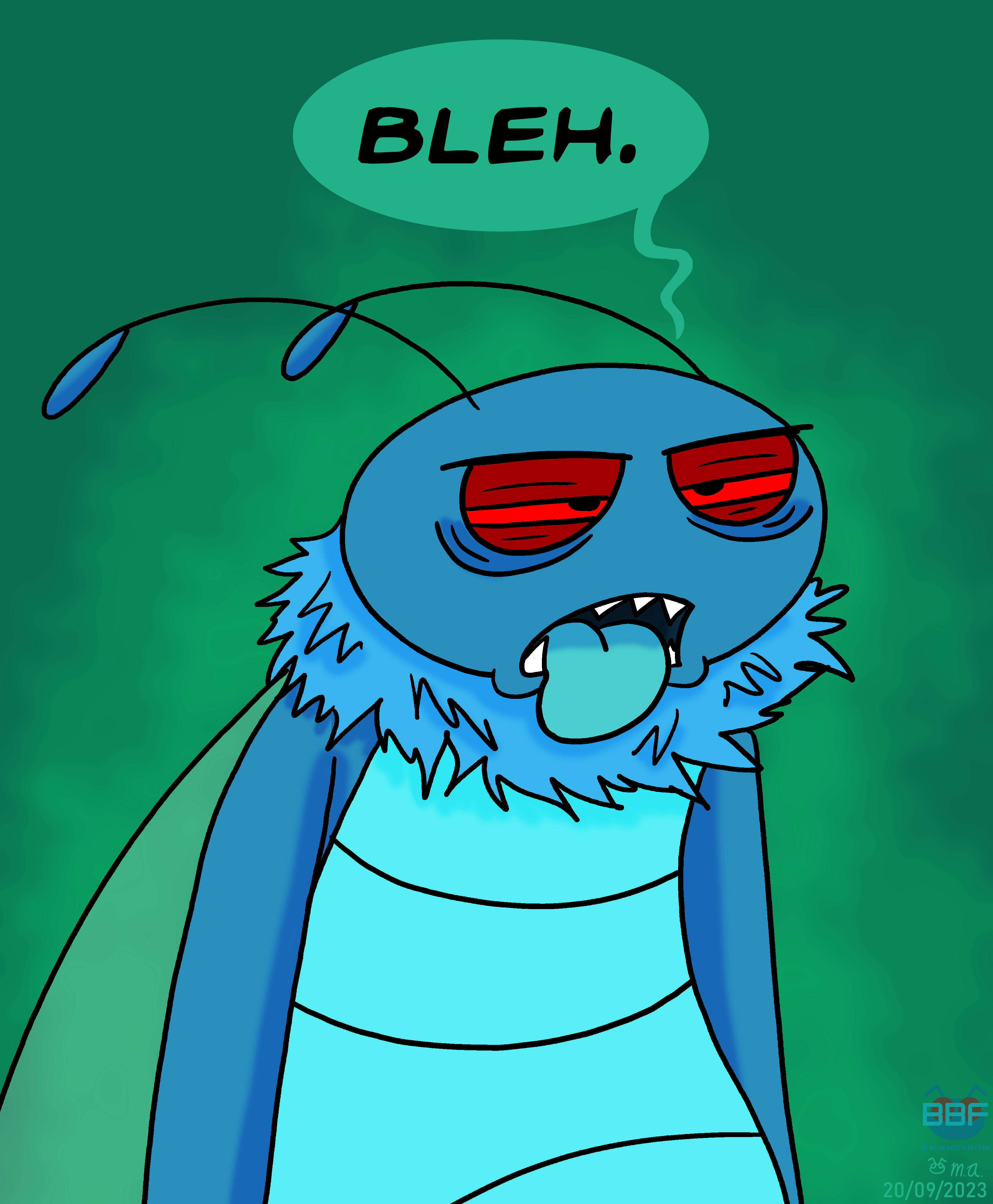 Bleh Rhea Bleh by BluebottleFlyer on DeviantArt
