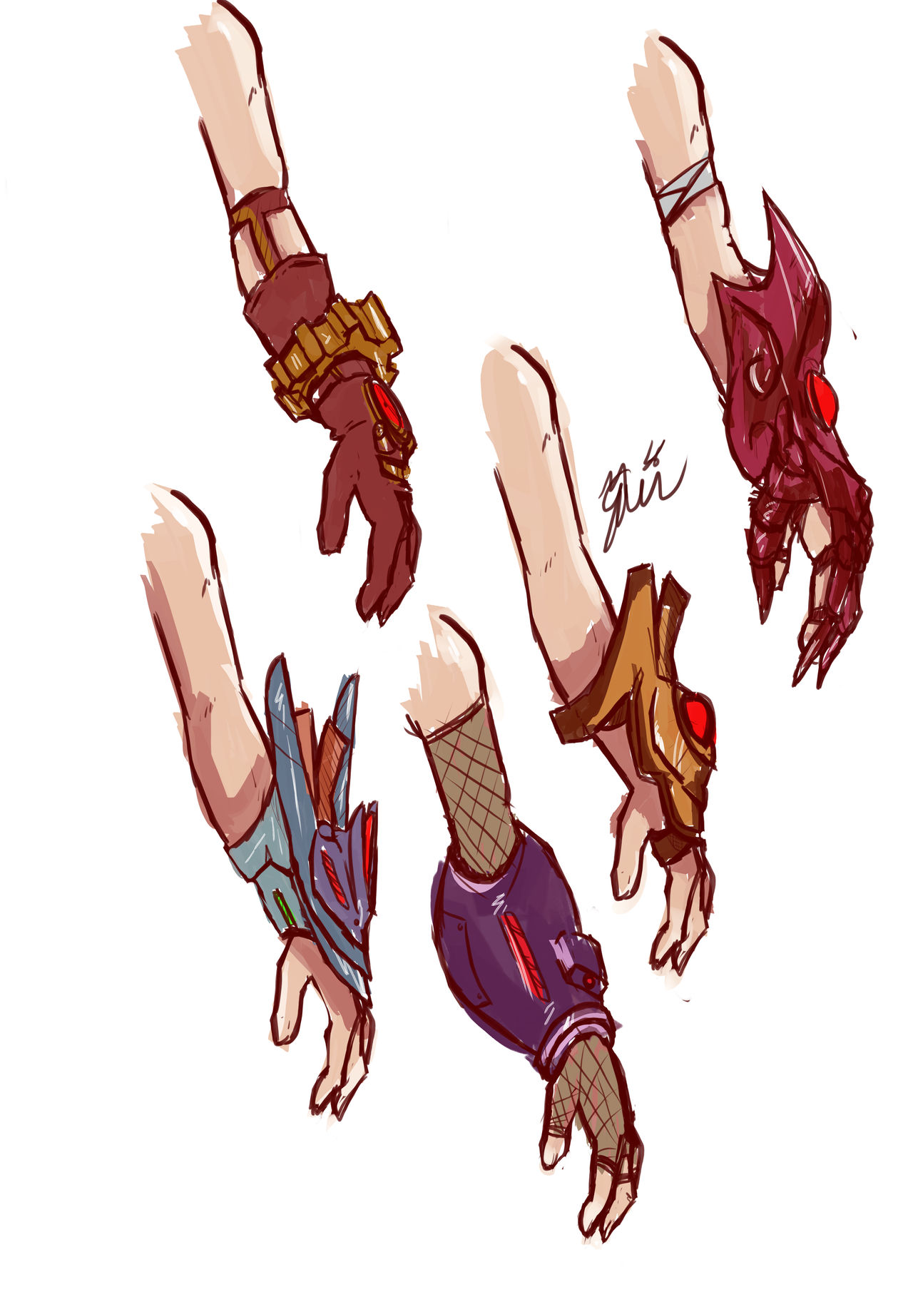 Gauntlets Using Characters Gauntlet by ShaquilleFrancisco on DeviantArt