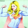 Supergirl Double Biceps