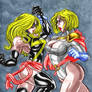 Power Girl VS Ms Marvel 2 colored