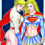 Power and Supergirl  in color