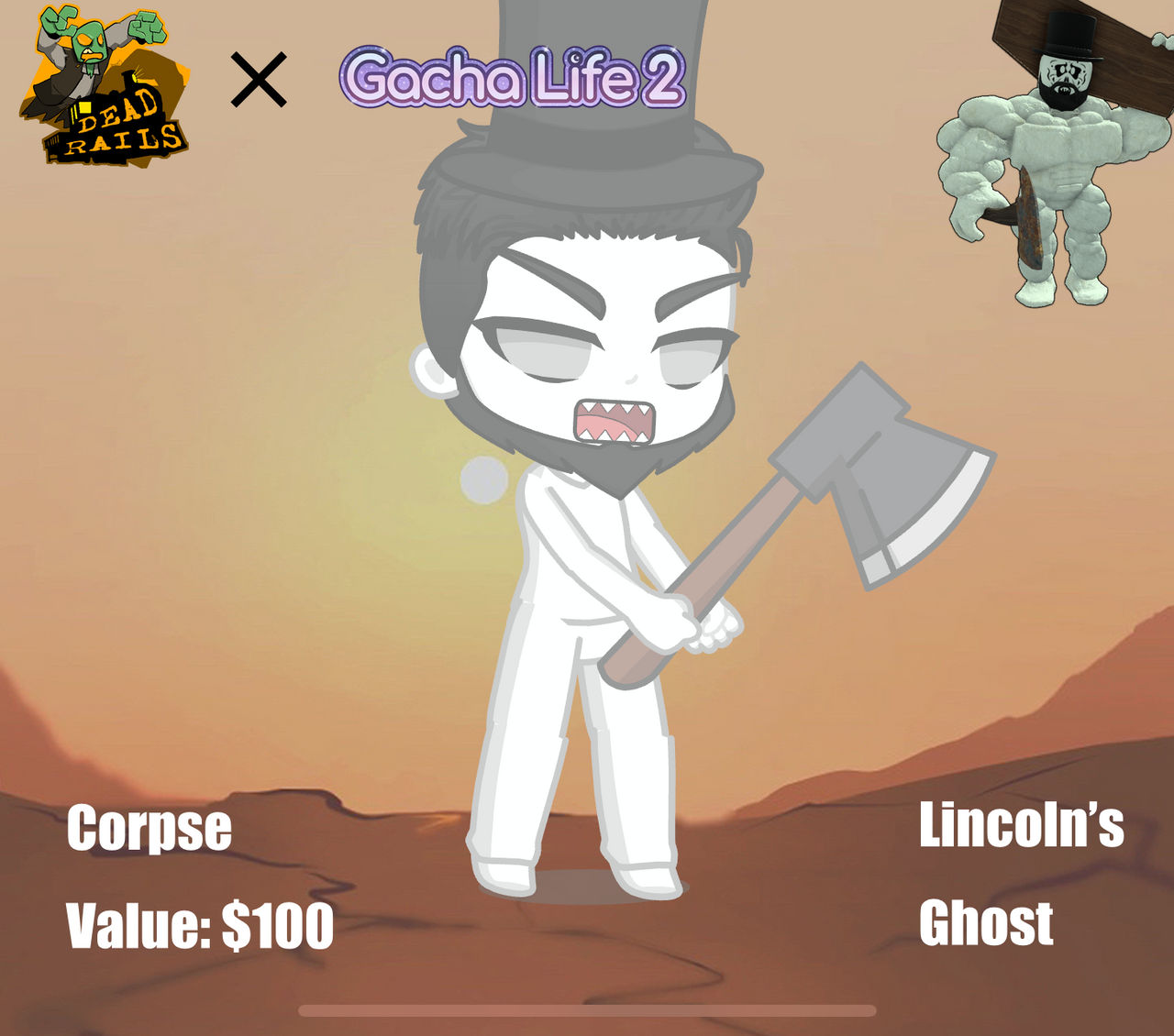 Dead Rails Ghost Ghost of Lincoln (Dead Rails x GL2) by CyberRocket2691 on DeviantArt