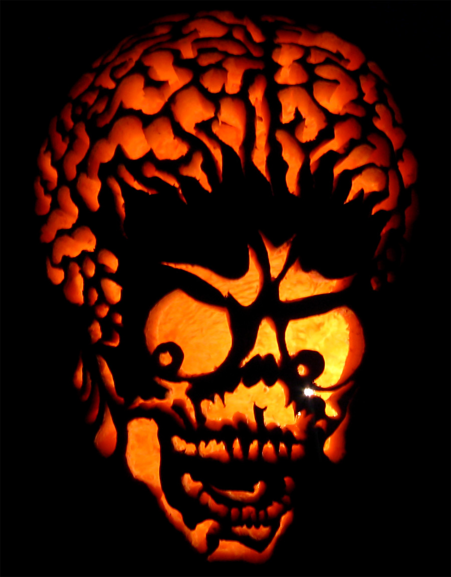 Mars Attacks Pumpkin