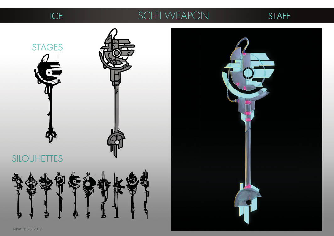 Sci-fi staff by Nordrhein on DeviantArt
