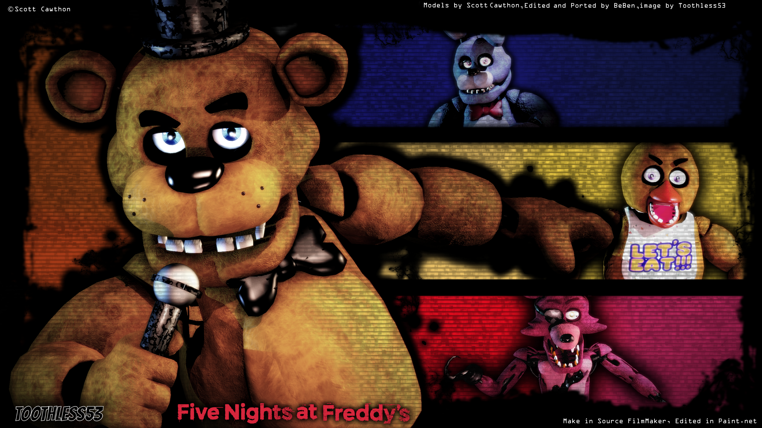Withered Freddy - TSE Poster Remeke - fivenightsatfreddys