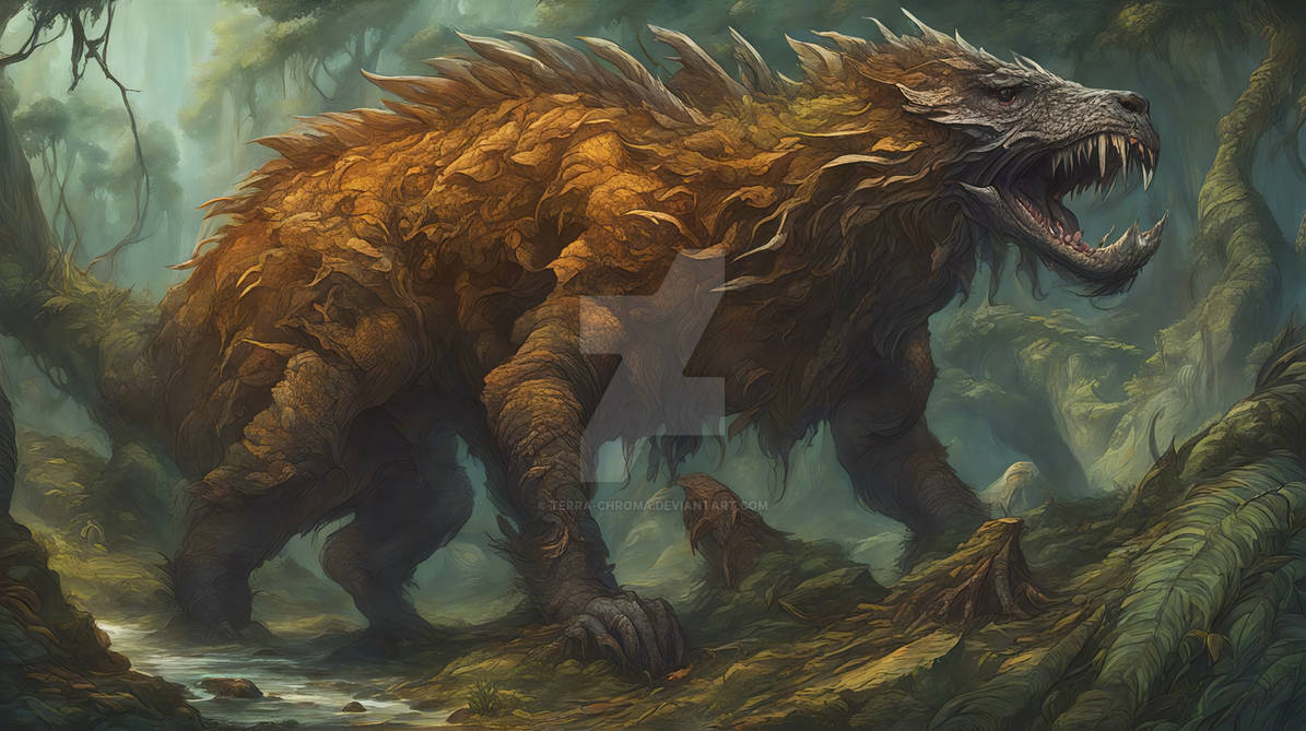 Creature Adopt #003 - Elderwood Ravager by Terra-Chroma on DeviantArt