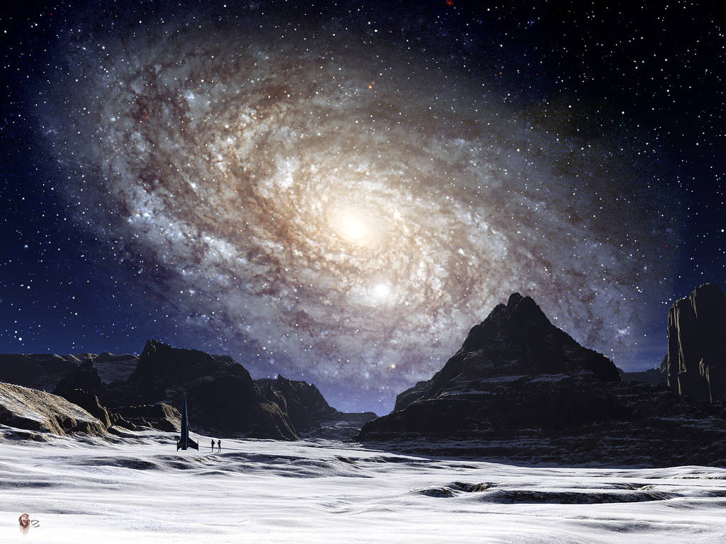 Galaxy Rise II by gerberc