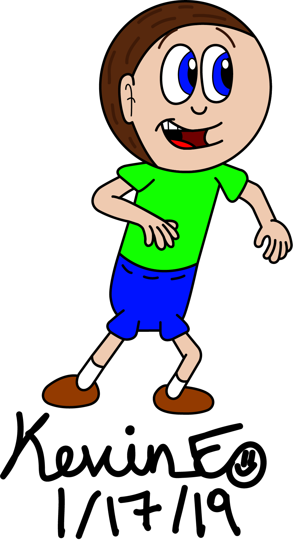 Kev Drawing Kevin Drawing 7 by CartoonKevin351 on DeviantArt