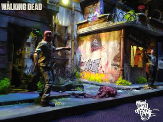 The Walking Dead diorama
