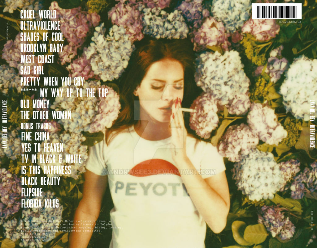 Lana Del Rey - Ultraviolence Deluxe Disco Cd + Bonus Track