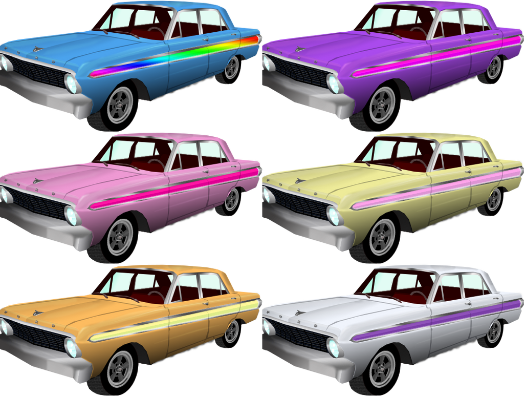 MLP Colored '64 Ford Falcons