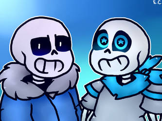 sans and underswap sans