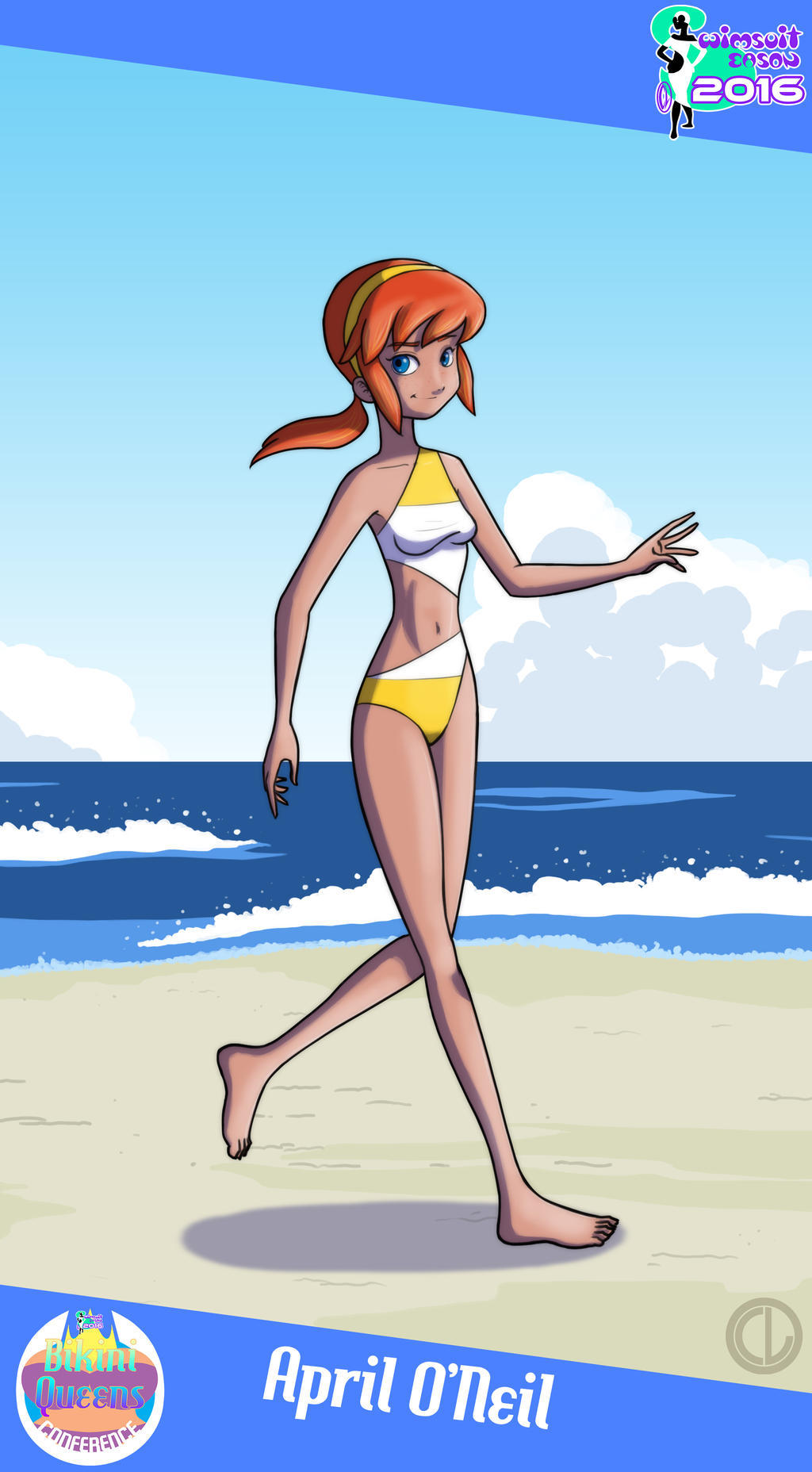 Swimsuit Season 2016 April O'Neil Round 2!