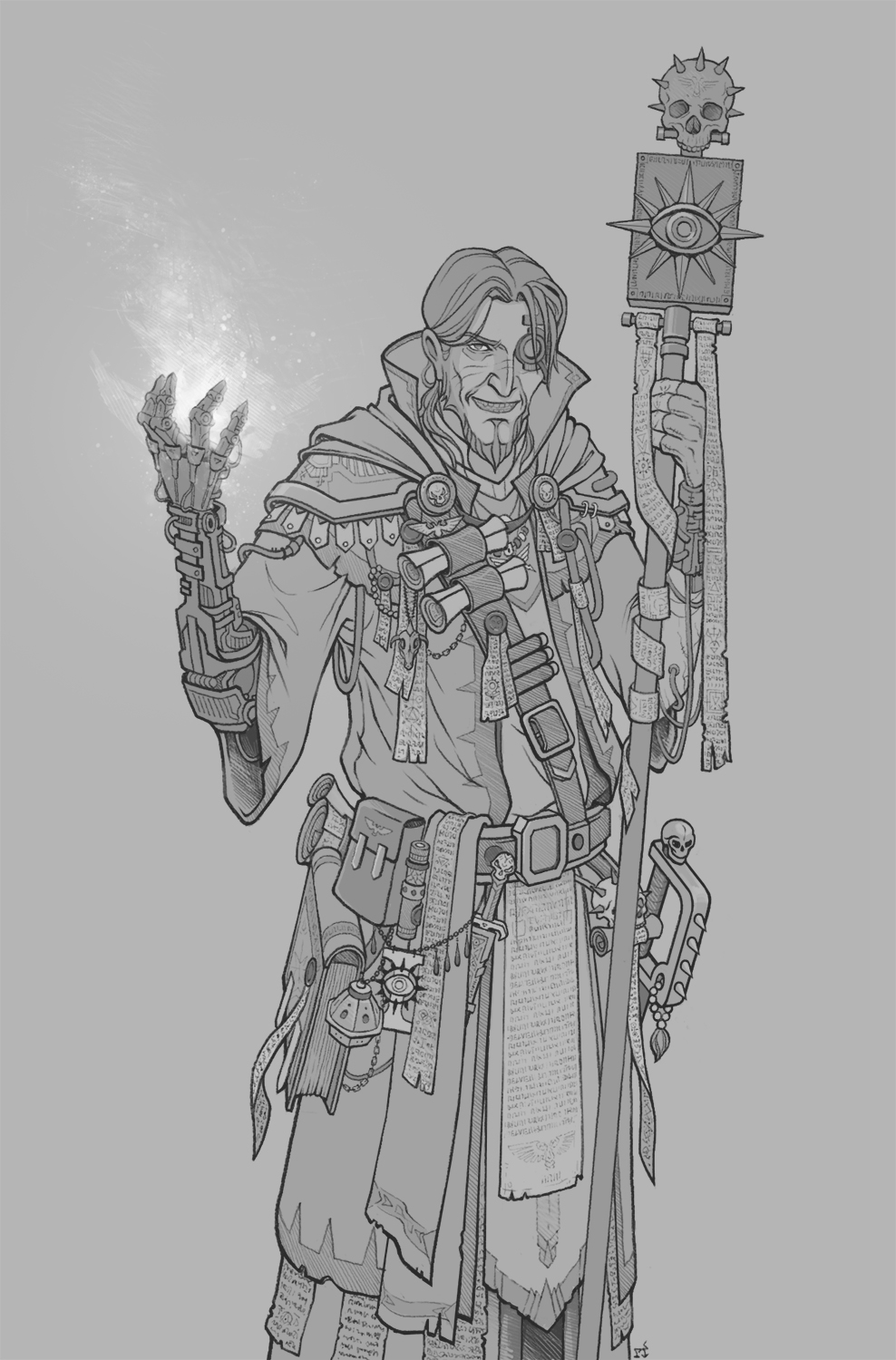 Sanctioned psyker WIP by LAAMDT on DeviantArt