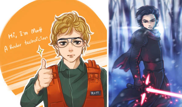 :SW: doodle Kylo [01]