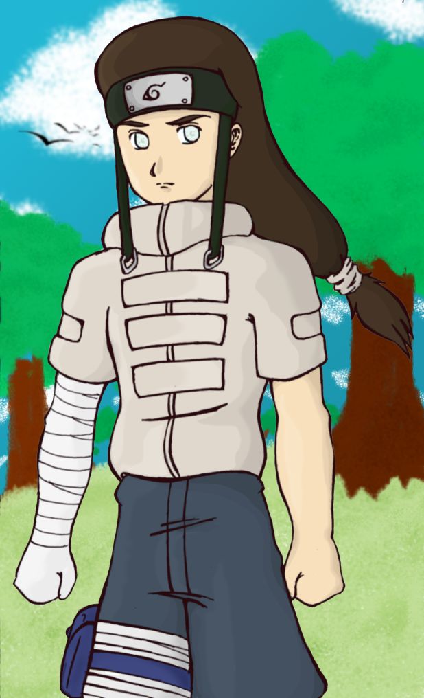 Neji at the forest