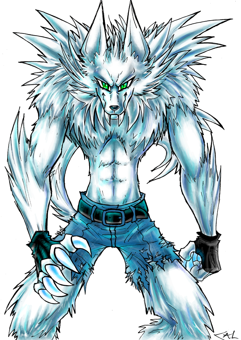 Werewolf coloured