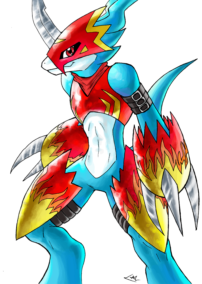 Flamedron Flamedramon by Strixic on DeviantArt