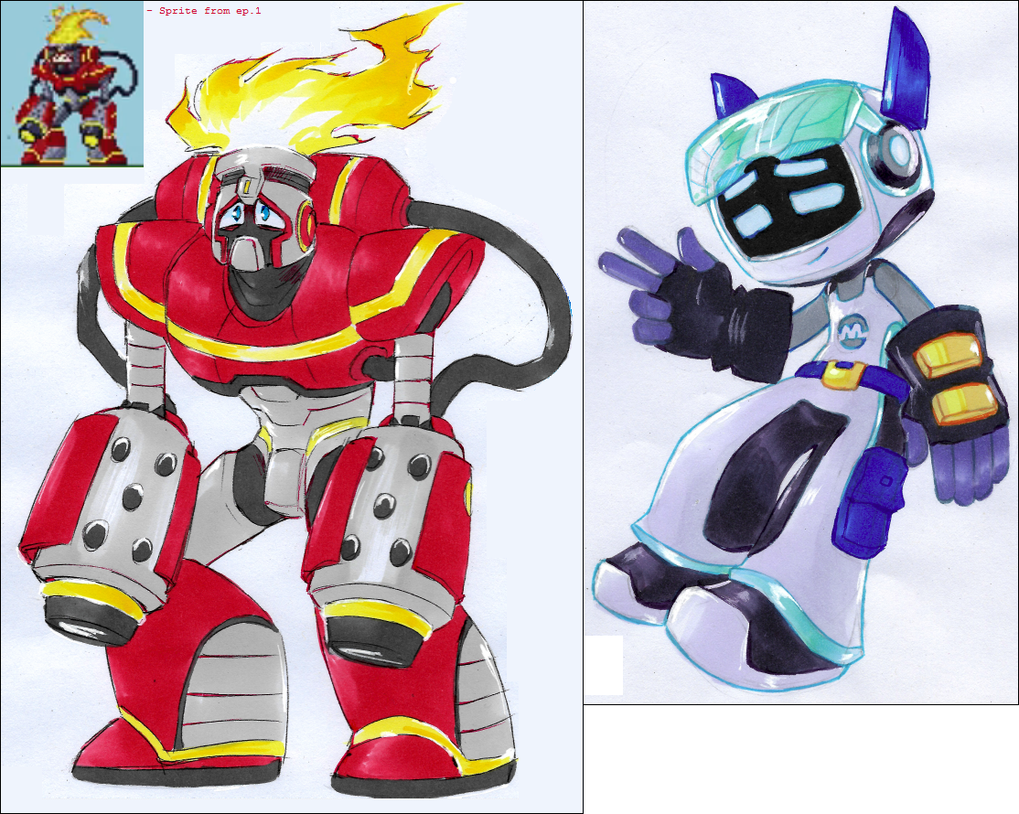 Fire Man And Mega Mini By Strixic On Deviantart Fire Man And Mega Mini By Strixic On Deviantart