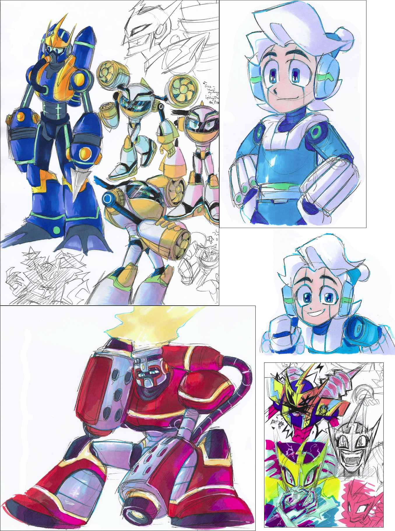 Mega Man Fully Charged Colour Sketches By Strixic On Deviantart Mega Man Fully Charged Colour Sketches By Strixic On Deviantart