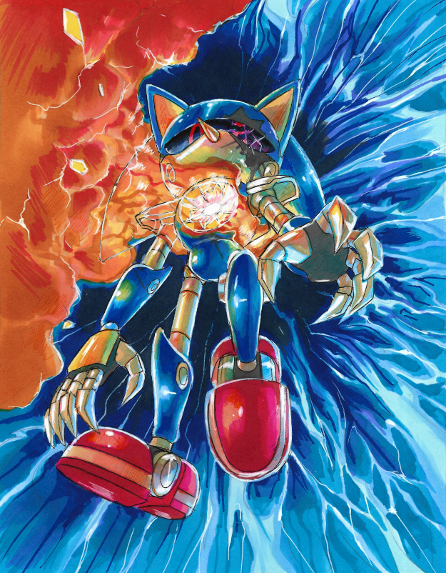 Metal Sonic by Kelskora on DeviantArt