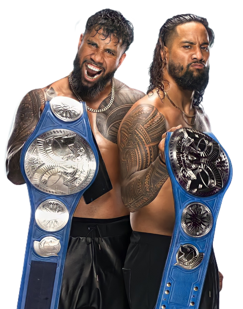 The Usos New Tag Team Champions Render by WGwrestling DeviantArt