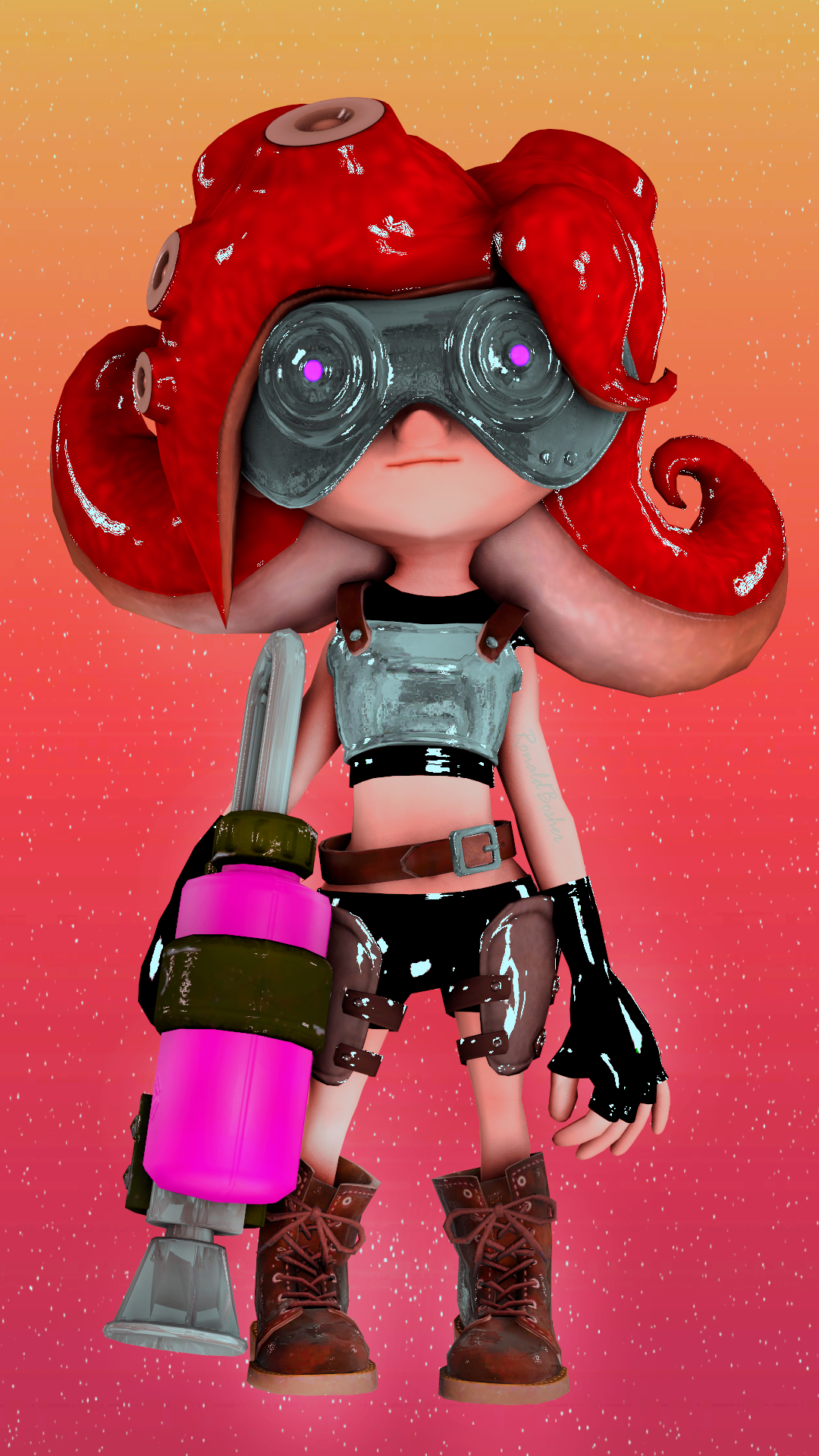 Octoling by RonaldBorsho on DeviantArt