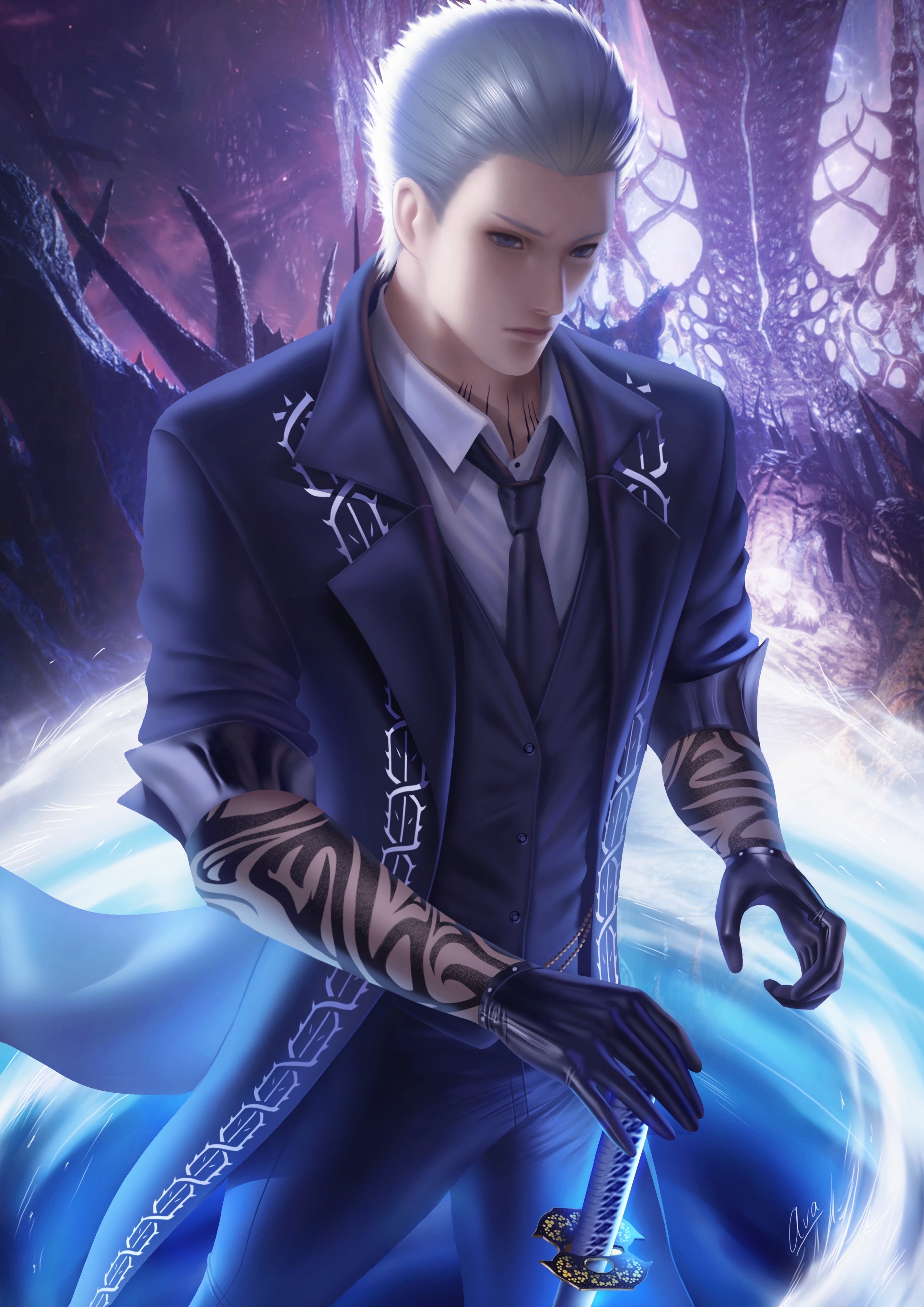 Devil Hunter Vergil by avaasmodeity on DeviantArt