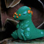 Custom Painted Sleepy Pachycephalosaurus