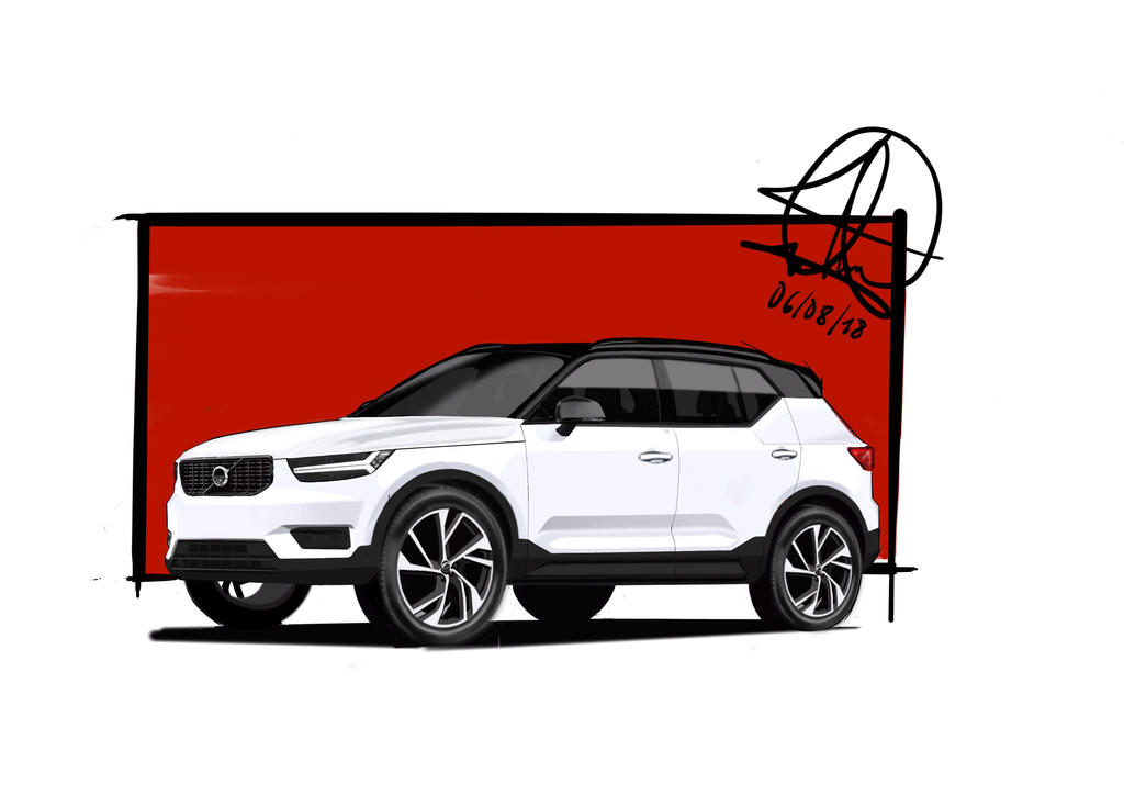 Volvo XC40 Drawing By Traspak On DeviantArt volvo-xc40-drawing-by-traspak-on-deviantart