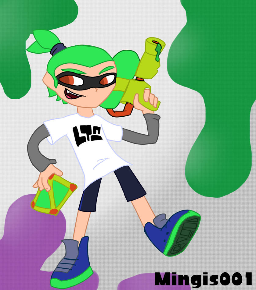 Green Inkling by Mingis001 on DeviantArt