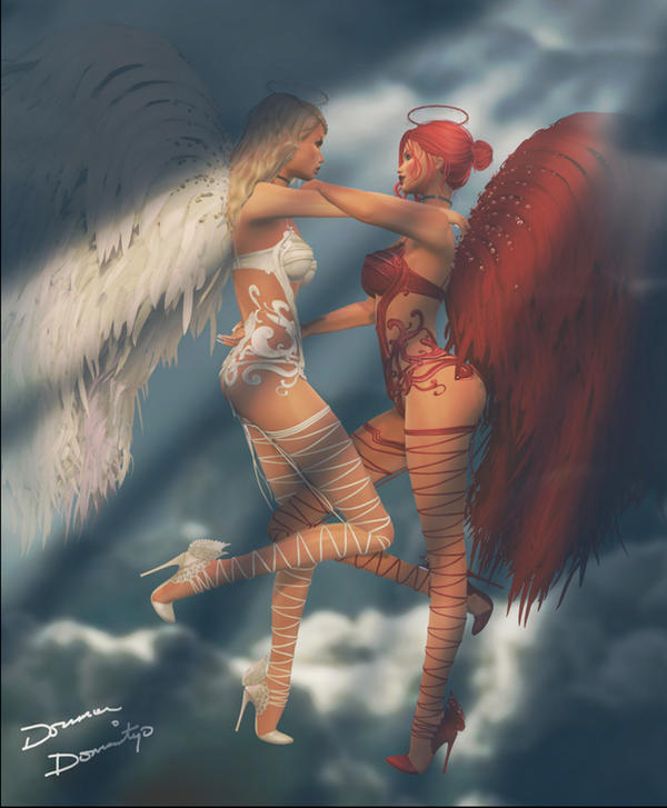 Pretty Lil Angels by donnaDomenitzo