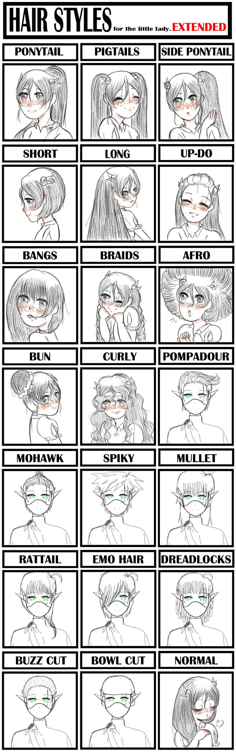 UN- Hair style meme (Sarah n Gabriel)