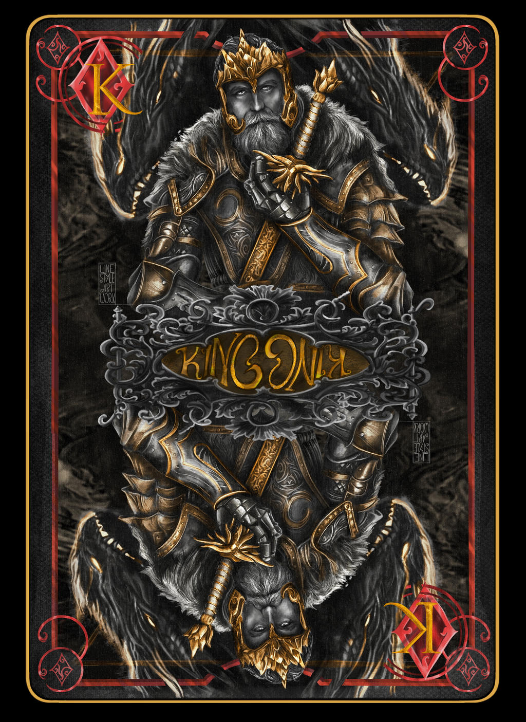 King of Diamonds by LinestyleArtwork on DeviantArt
